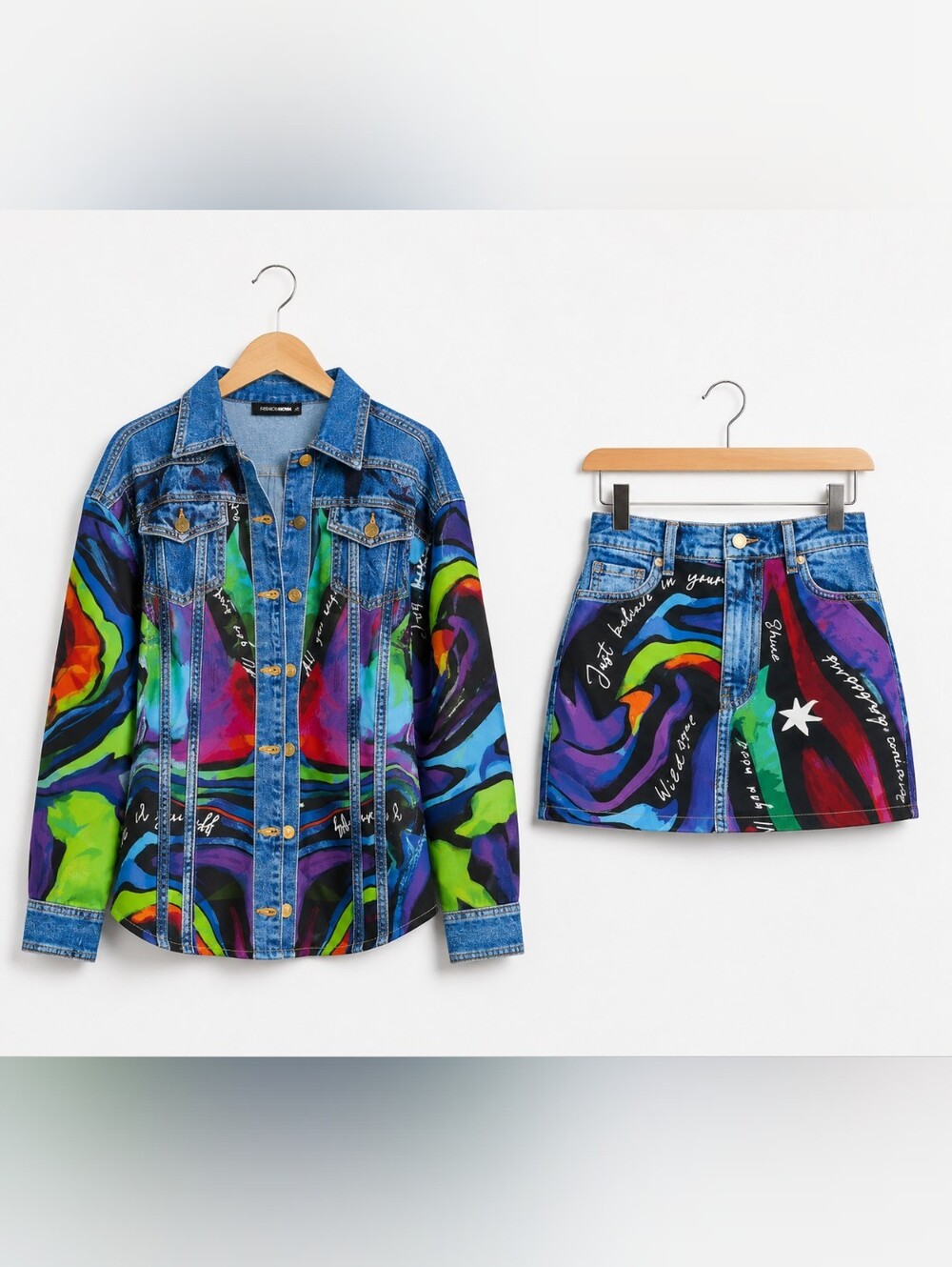 Women's Colorful Two Piece Set